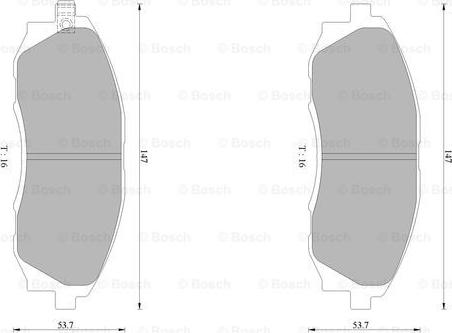 BOSCH 0 986 AB0 215 - Kit pastiglie freno, Freno a disco autozon.pro