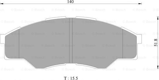 BOSCH 0 986 AB1 934 - Kit pastiglie freno, Freno a disco autozon.pro