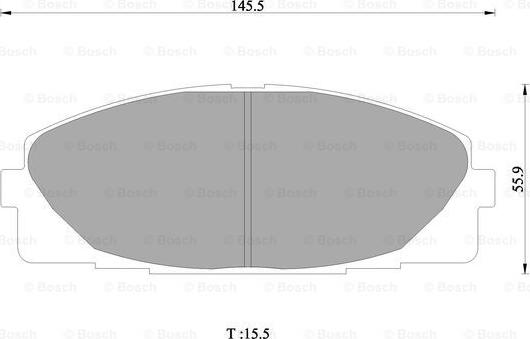 BOSCH 0 986 AB1 419 - Kit pastiglie freno, Freno a disco autozon.pro