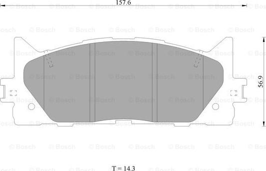 BOSCH 0 986 AB1 420 - Kit pastiglie freno, Freno a disco autozon.pro