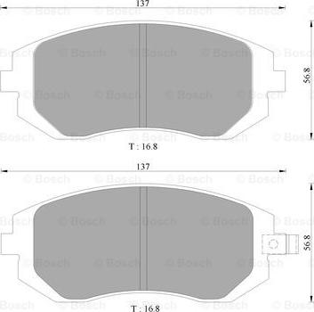 BOSCH 0 986 AB1 476 - Kit pastiglie freno, Freno a disco autozon.pro