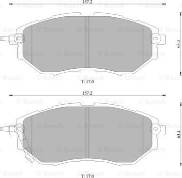 BOSCH 0 986 AB1 473 - Kit pastiglie freno, Freno a disco autozon.pro