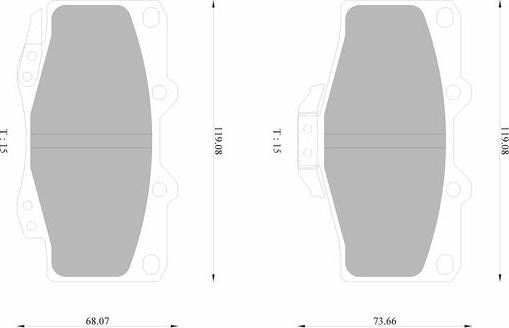 BOSCH 0 986 AB1 595 - Kit pastiglie freno, Freno a disco autozon.pro