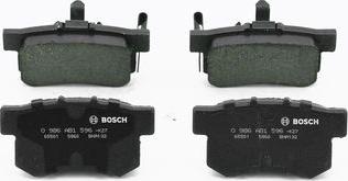 BOSCH 0 986 AB1 596 - Kit pastiglie freno, Freno a disco autozon.pro