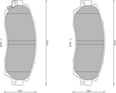 BOSCH 0 986 AB1 591 - Kit pastiglie freno, Freno a disco autozon.pro