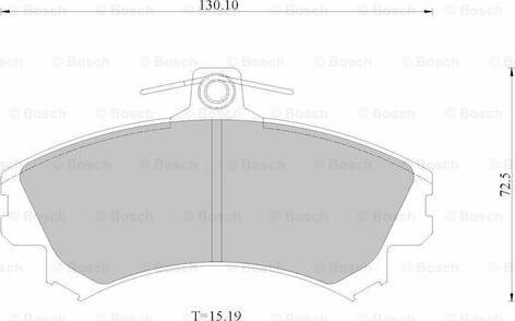 BOSCH 0 986 AB1 673 - Kit pastiglie freno, Freno a disco autozon.pro