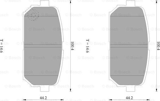 BOSCH 0 986 AB1 059 - Kit pastiglie freno, Freno a disco autozon.pro