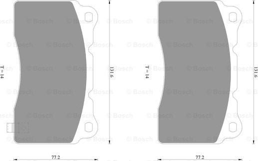 BOSCH 0 986 AB1 067 - Kit pastiglie freno, Freno a disco autozon.pro