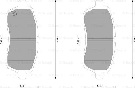 BOSCH 0 986 AB1 089 - Kit pastiglie freno, Freno a disco autozon.pro