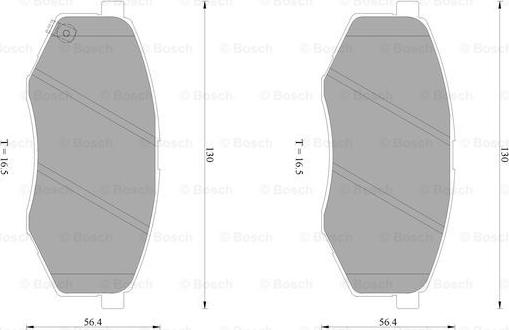 BOSCH 0 986 AB1 084 - Kit pastiglie freno, Freno a disco autozon.pro