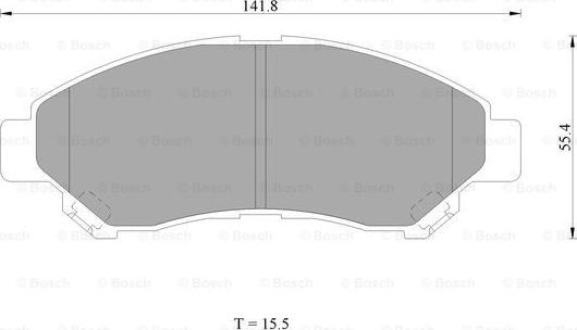 BOSCH 0 986 AB1 088 - Kit pastiglie freno, Freno a disco autozon.pro