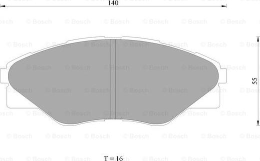 BOSCH 0 986 AB1 076 - Kit pastiglie freno, Freno a disco autozon.pro