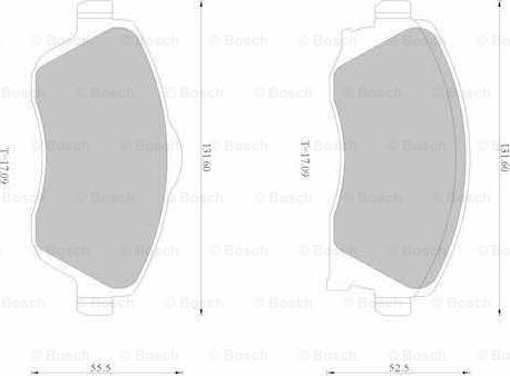 BOSCH 0 986 AB1 118 - Kit pastiglie freno, Freno a disco autozon.pro