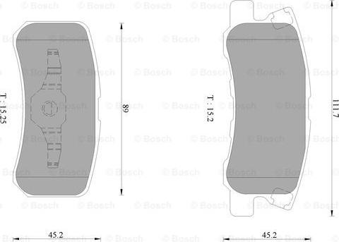 BOSCH 0 986 AB1 130 - Kit pastiglie freno, Freno a disco autozon.pro