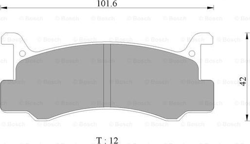 BOSCH 0 986 AB1 123 - Kit pastiglie freno, Freno a disco autozon.pro