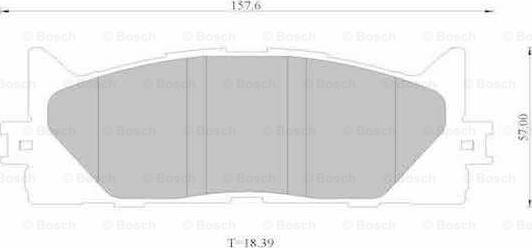 BOSCH 0 986 AB1 335 - Kit pastiglie freno, Freno a disco autozon.pro