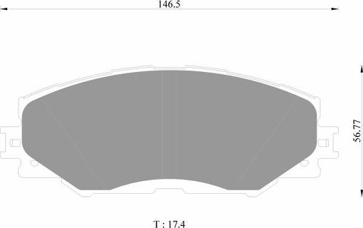 BOSCH 0 986 AB1 375 - Kit pastiglie freno, Freno a disco autozon.pro