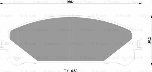 BOSCH 0 986 AB1 371 - Kit pastiglie freno, Freno a disco autozon.pro