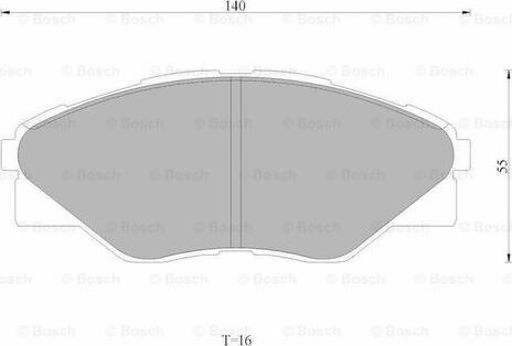 BOSCH 0 986 AB1 796 - Kit pastiglie freno, Freno a disco autozon.pro