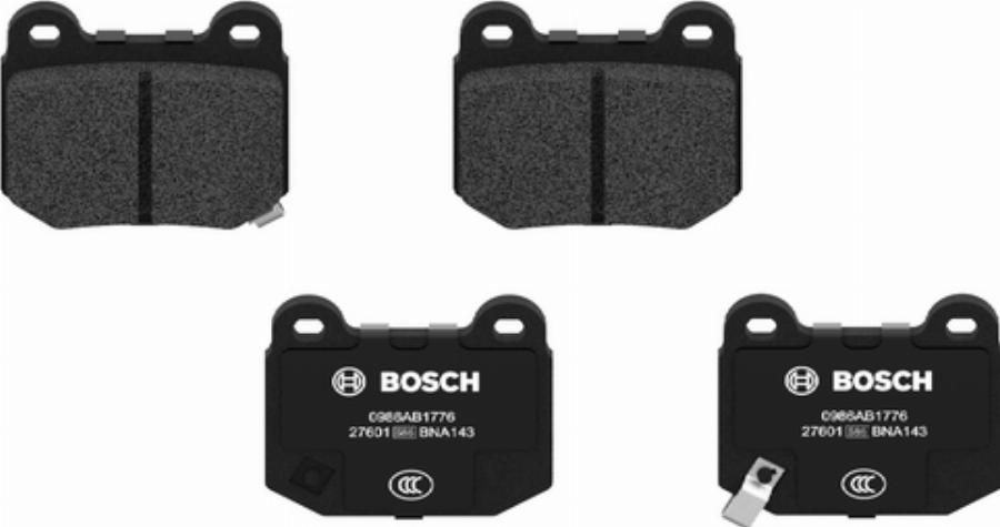 BOSCH 0 986 AB1 776 - Kit pastiglie freno, Freno a disco autozon.pro