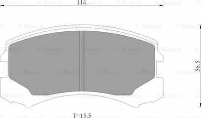 BOSCH 0 986 AB3 503 - Kit pastiglie freno, Freno a disco autozon.pro