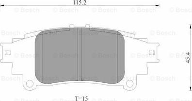 BOSCH 0 986 AB3 531 - Kit pastiglie freno, Freno a disco autozon.pro