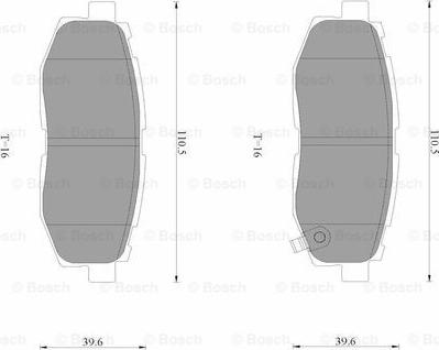 BOSCH 0 986 AB3 532 - Kit pastiglie freno, Freno a disco autozon.pro