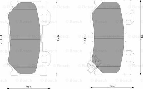 BOSCH 0 986 AB3 529 - Kit pastiglie freno, Freno a disco autozon.pro