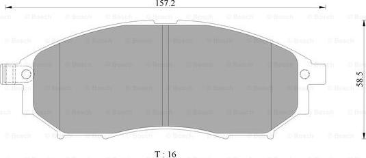 BOSCH 0 986 AB3 098 - Kit pastiglie freno, Freno a disco autozon.pro