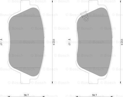 BOSCH 0 986 AB3 093 - Kit pastiglie freno, Freno a disco autozon.pro