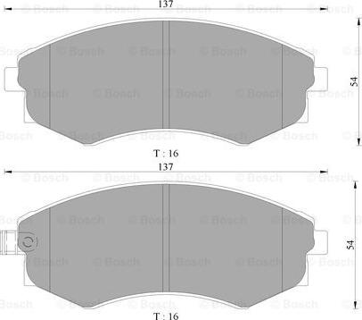 BOSCH 0 986 AB3 049 - Kit pastiglie freno, Freno a disco autozon.pro