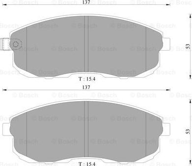 BOSCH 0 986 AB3 063 - Kit pastiglie freno, Freno a disco autozon.pro