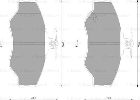 BOSCH 0 986 AB3 026 - Kit pastiglie freno, Freno a disco autozon.pro