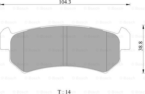 BOSCH 0 986 AB3 071 - Kit pastiglie freno, Freno a disco autozon.pro