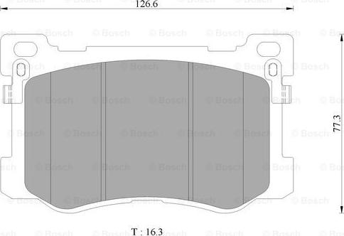 BOSCH 0 986 AB3 136 - Kit pastiglie freno, Freno a disco autozon.pro