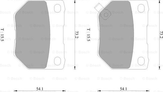 BOSCH 0 986 AB2 498 - Kit pastiglie freno, Freno a disco autozon.pro