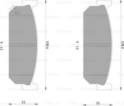 BOSCH 0 986 AB2 440 - Kit pastiglie freno, Freno a disco autozon.pro