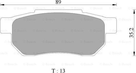 BOSCH 0 986 AB2 489 - Kit pastiglie freno, Freno a disco autozon.pro