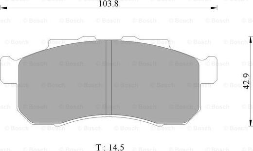 BOSCH 0 986 AB2 506 - Kit pastiglie freno, Freno a disco autozon.pro