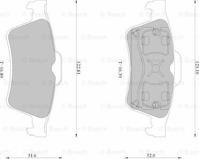 BOSCH 0 986 AB2 530 - Kit pastiglie freno, Freno a disco autozon.pro