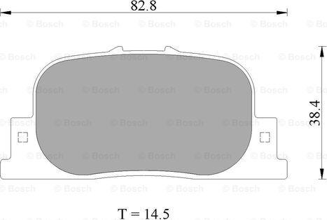 BOSCH 0 986 AB2 654 - Kit pastiglie freno, Freno a disco autozon.pro