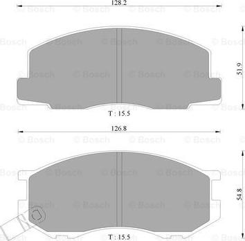 BOSCH 0 986 AB2 049 - Kit pastiglie freno, Freno a disco autozon.pro