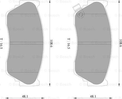 BOSCH 0 986 AB2 069 - Kit pastiglie freno, Freno a disco autozon.pro