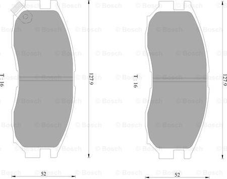 BOSCH 0 986 AB2 064 - Kit pastiglie freno, Freno a disco autozon.pro