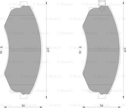 BOSCH 0 986 AB2 067 - Kit pastiglie freno, Freno a disco autozon.pro