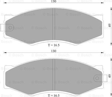 BOSCH 0 986 AB2 005 - Kit pastiglie freno, Freno a disco autozon.pro