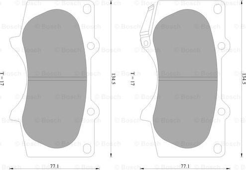 BOSCH 0 986 AB2 392 - Kit pastiglie freno, Freno a disco autozon.pro