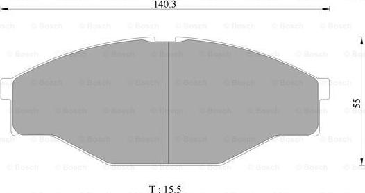 BOSCH 0 986 AB2 340 - Kit pastiglie freno, Freno a disco autozon.pro