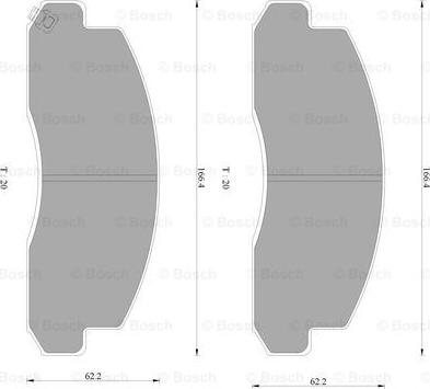 BOSCH 0 986 AB2 348 - Kit pastiglie freno, Freno a disco autozon.pro