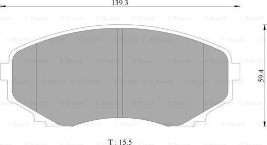 BOSCH 0 986 AB2 358 - Kit pastiglie freno, Freno a disco autozon.pro